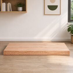 Solid Oak Wood Live Edge Table Top 80x40cm Replacement