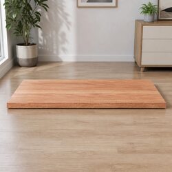 Treated Solid Oak Table Top with Live Edge 80x50x2 cm