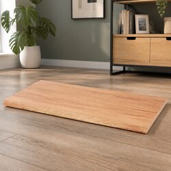 Solid Oak Wood Table Top with Live Edge 100x40cm