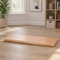 Live Edge Brown Solid Oak Wood Table Top 100x50cm