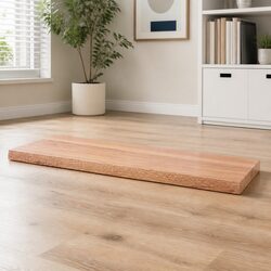 Replacement Solid Oak Wood Tabletop Live Edge 100x60cm