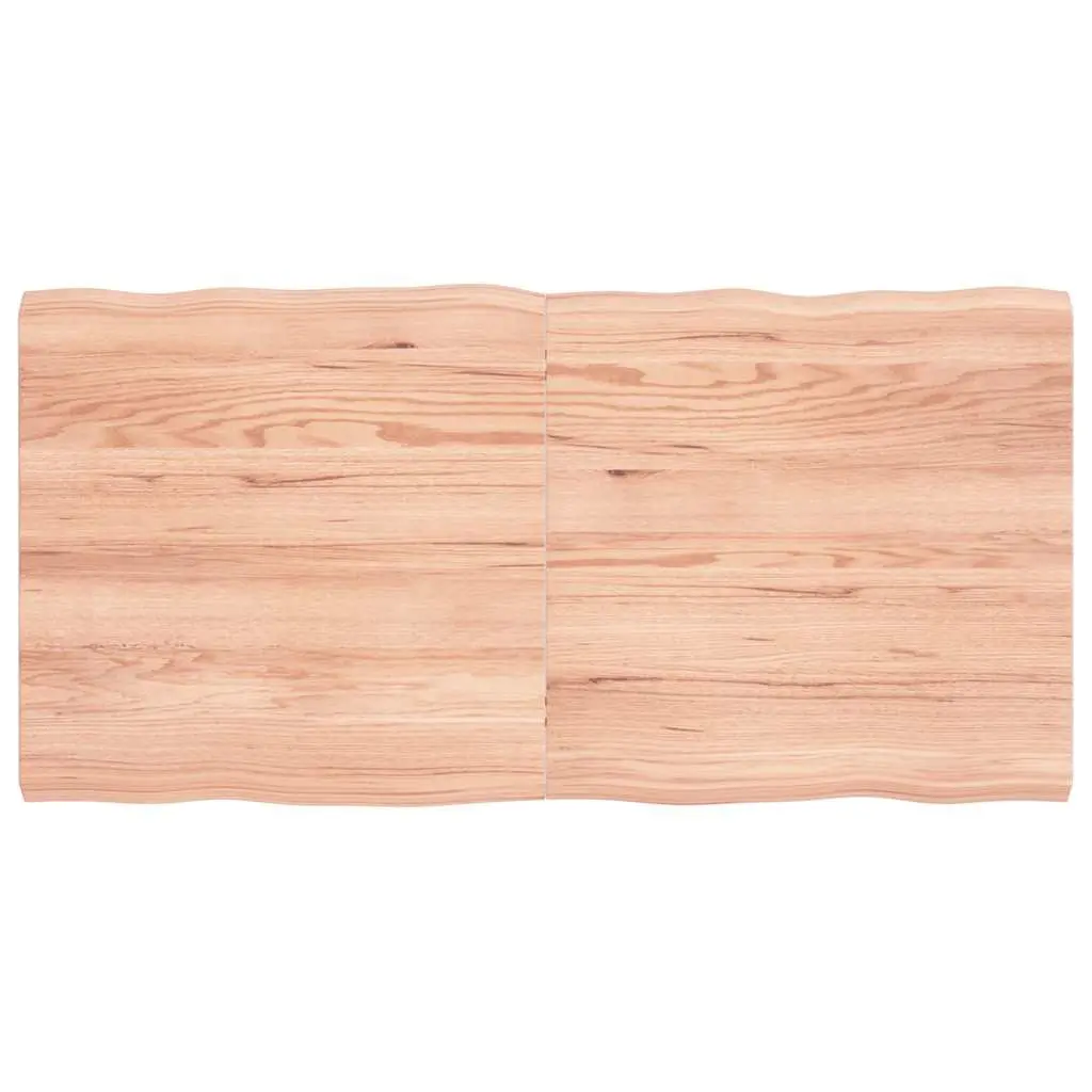 Wooden Table Top Foldable 120x60cm Brown Solid Oak Live Edge