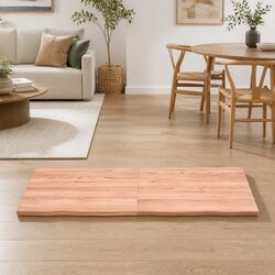 140x40cm Foldable Solid Oak Table Top with Live Edge
