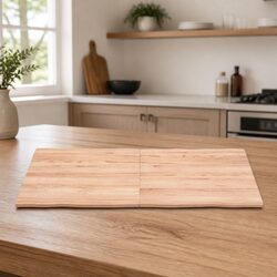 Solid Oak Folding Table Top with Natural Live Edge 140x50cm