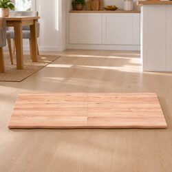 Solid Oak Light Brown Folding Table Top 140x50cm