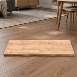 Solid Wood Foldable Live Edge Tabletop 160x50cm