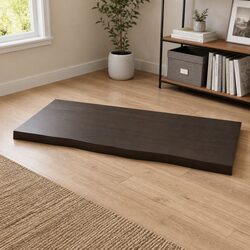 Replacement Solid Oak Wood Table Top 100x50cm Dark Brown