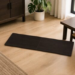 Foldable Dark Brown Solid Oak Wood Table Top 160x40cm