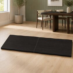 Foldable Wooden Table Top Dark Brown Solid Oak 180x60cm
