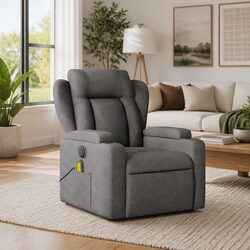 Manual Recline Massage Armchair with 6 Vibration Points