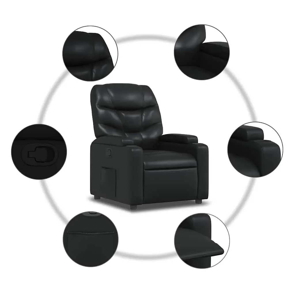 Recliner Chair Manual Reclining Comfort Black
