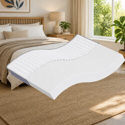 Medium Soft Foam Mattress 137x190 cm Springless Construction