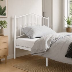 Sturdy 90cm Metal Headboard for Bed Frame Support
