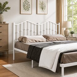 Metal Headboard for 135 cm Bed Frame with Sturdy Design