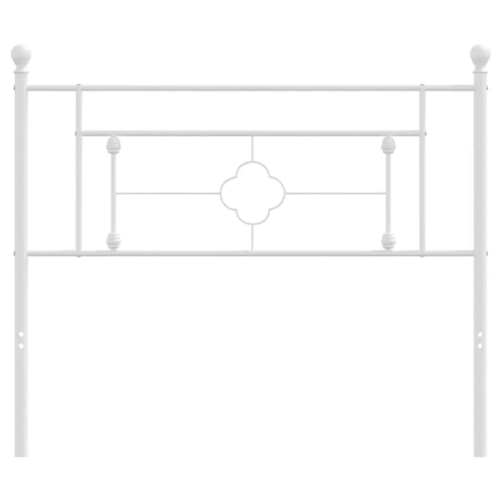 Metal Headboard Support 107cm White