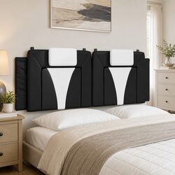 Faux Leather Queen Bed Headboard Cushion 152cm