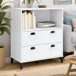 Engineered Wood Bookcase 80x40x90 cm in White