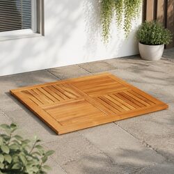 Square Table Top in Brown Acacia 90x90x2.2 cm