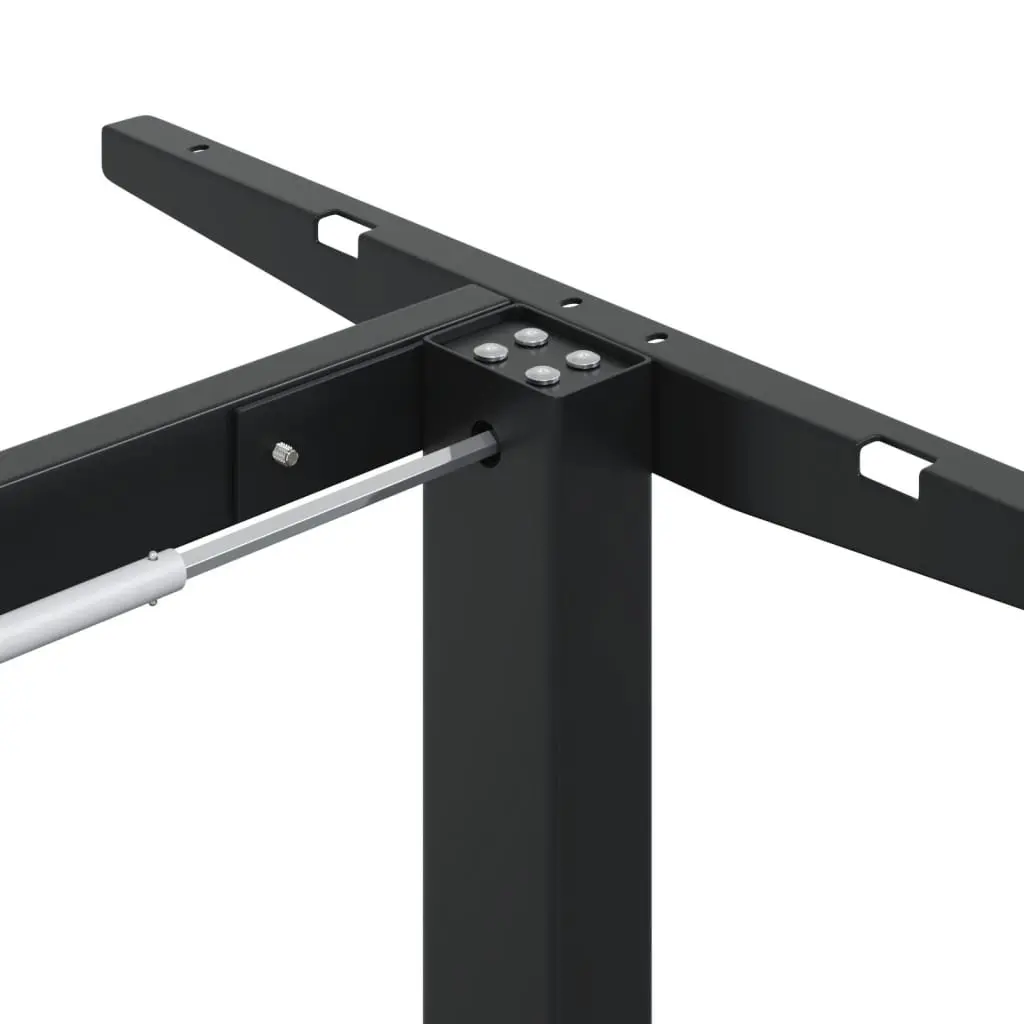 Adjustable Height Standing Desk Frame Black Steel Office Workstation