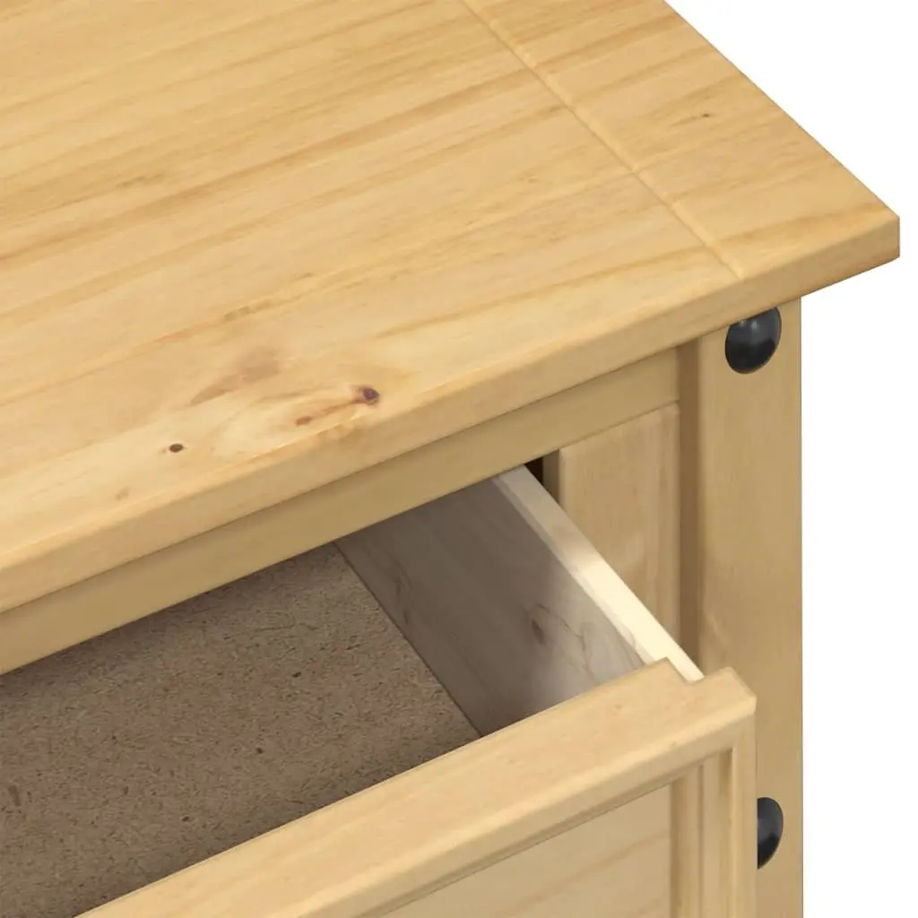 Console Table 114x34.5x73cm Solid Wood Pine 3 Drawers Hallway Accent End Table