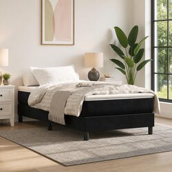 Pocket Spring Mattress, King Single, Medium Firm, Black
