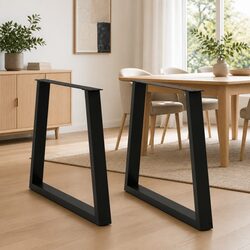 Sleek V-Shape Steel Dining Table Legs for Modern Interiors