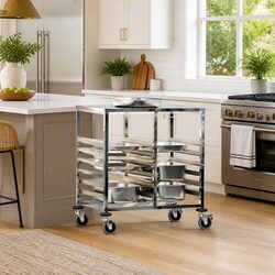 Professional Kitchen Tray Trolley Service Cart