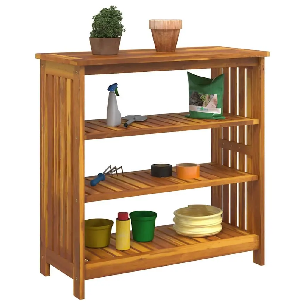 Garden Storage Cabinet Solid Wood Outdoor Furniture 90x40x90cm Brown