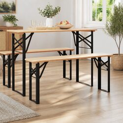 Black Steel Frame Beer Bench Legs for Modern Interiors