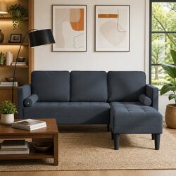 Grey Modular Sofa Set with Durable Construction and Design