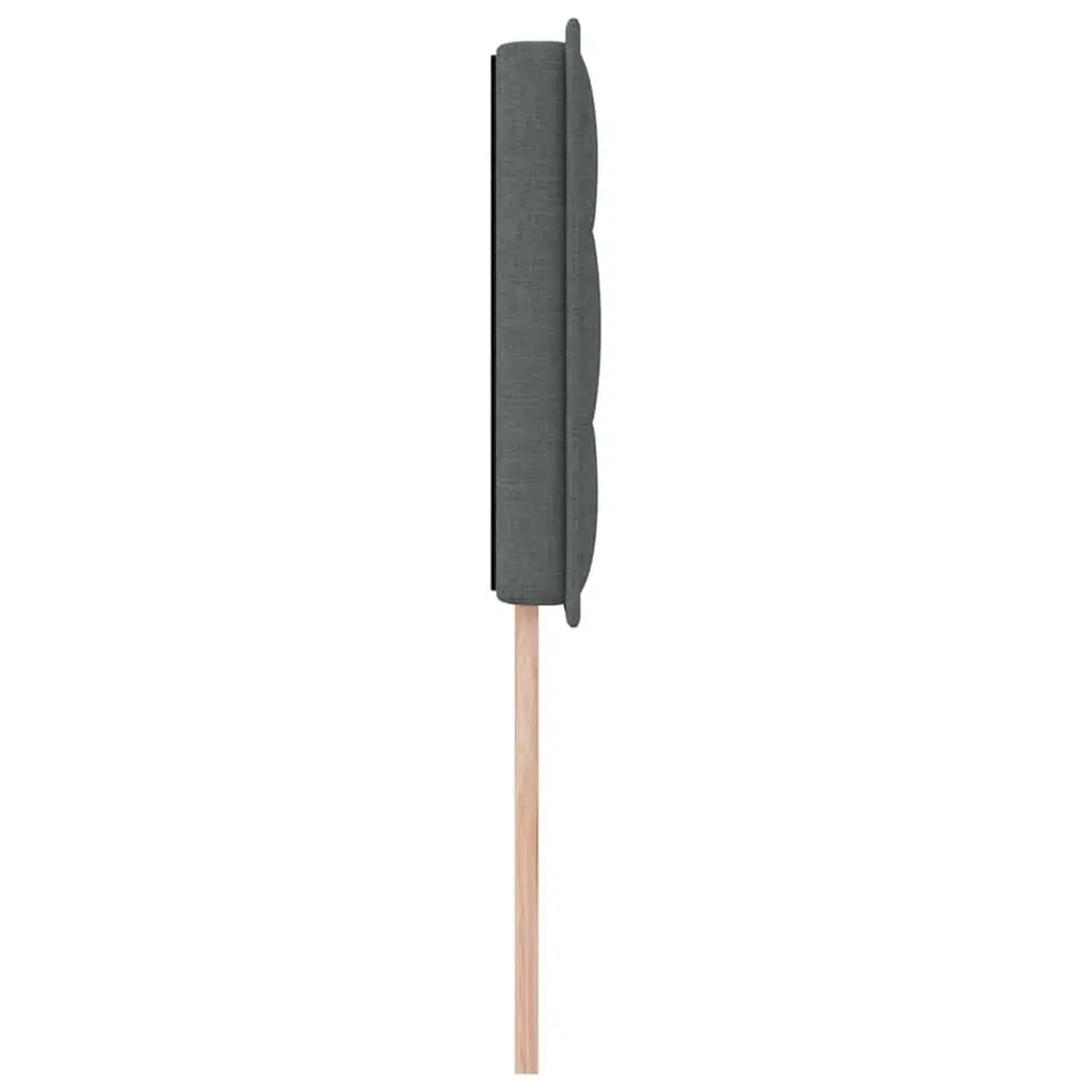 Headboard Height Adjustable Foam Padding 100cm Charcoal