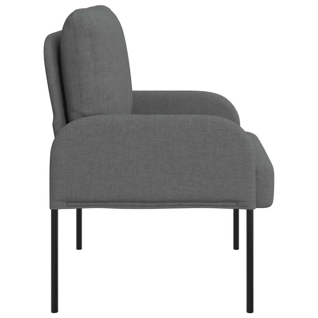 Sofa with Cushion Comfort 55cm Grey Plywood Base Living Room Furniture