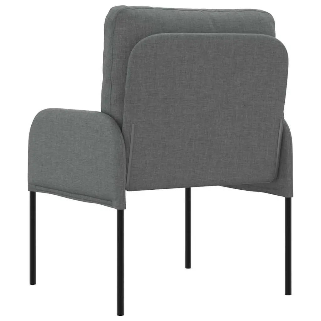 Sofa with Cushion Comfort 55cm Grey Plywood Base Living Room Furniture