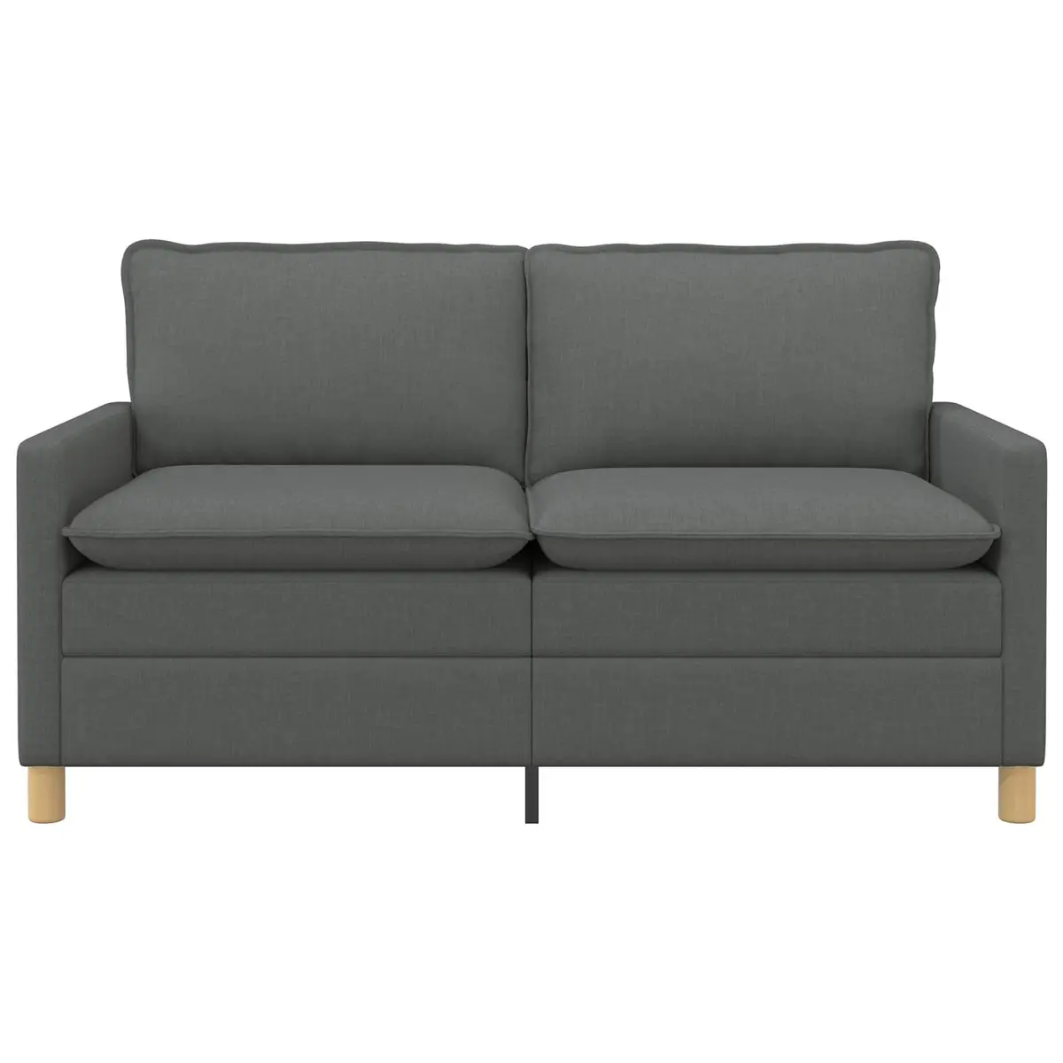 Sofa Comfort Dark Grey 156x81x87.5cm Fabric Upholstery Modern Lounge Couch