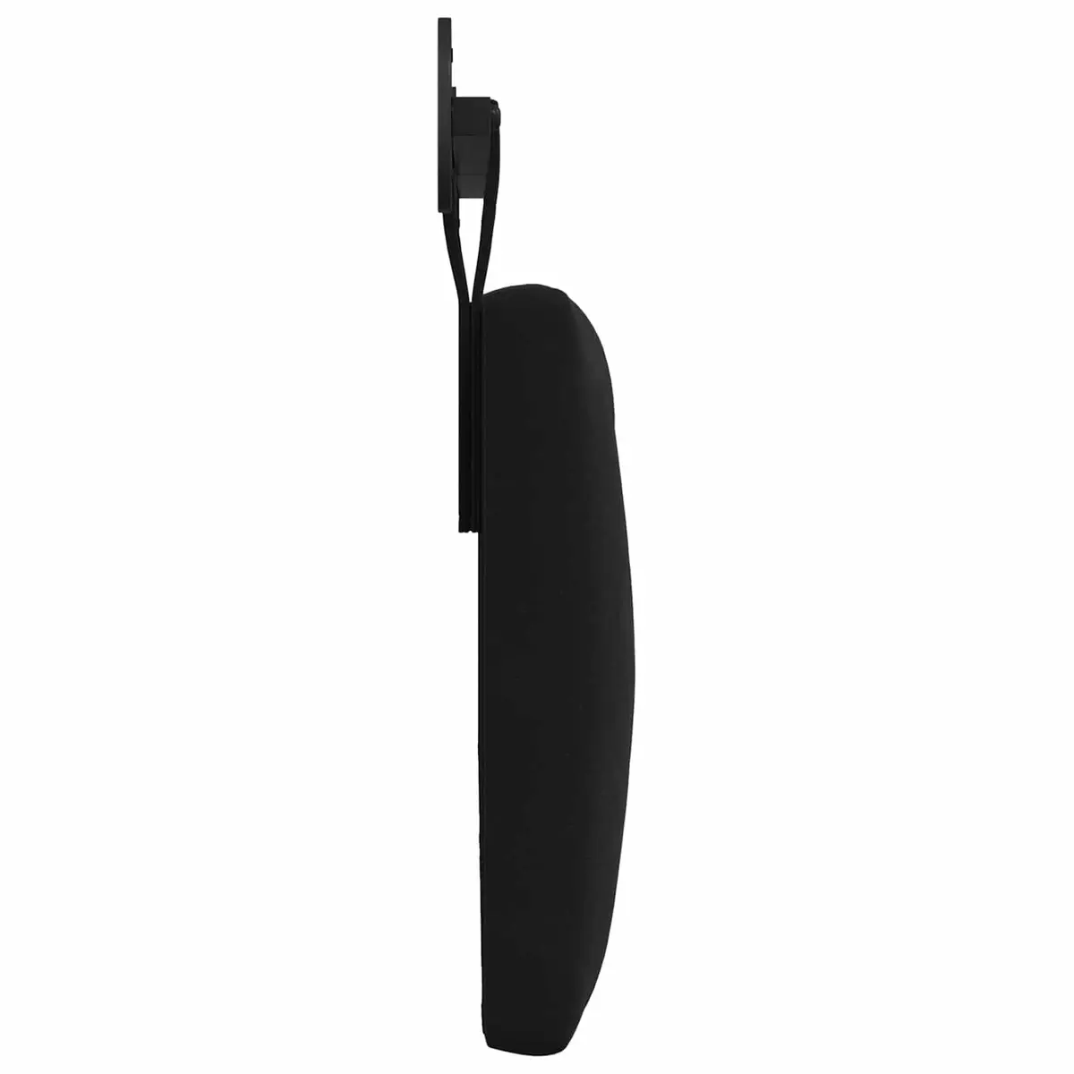 Hanging Headboard LED Light Modern Black Velvet Button Tufted Wall Bedroom