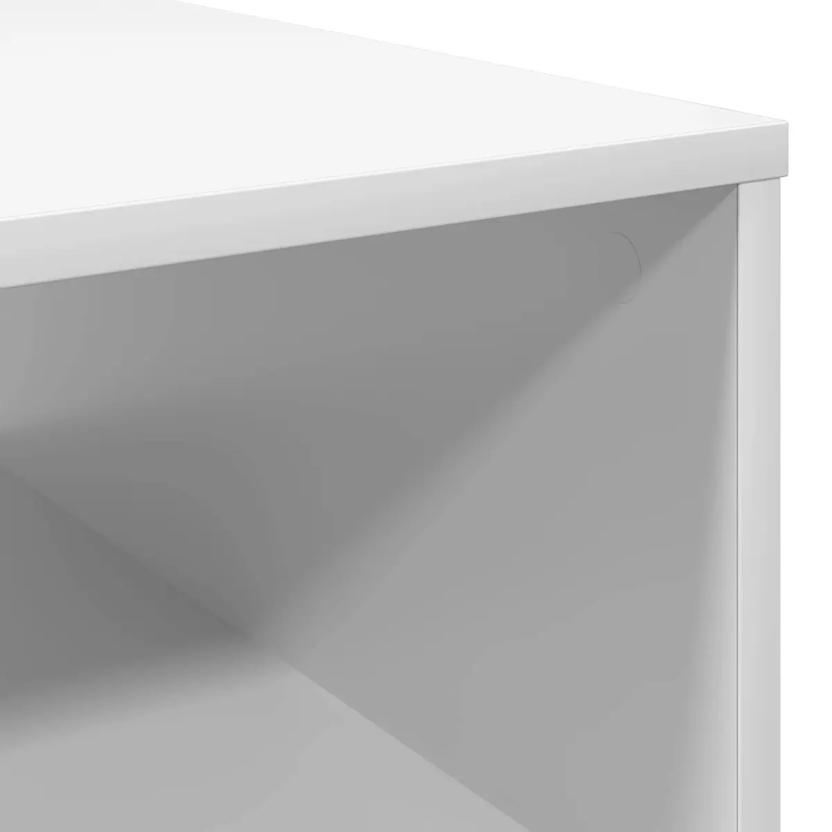 Coffee Table with Drawer Storage Rectangular White 95 x 55 x 31 cm