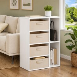 Engineered Wood White Sideboard Storage Cabinet Dimensions