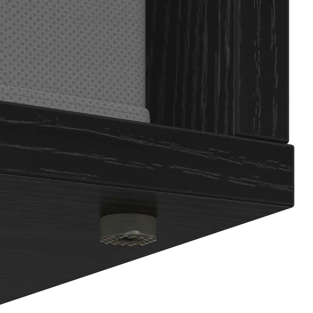Sideboard with Drawer Adjustable Shelf Black Oak 88.5 x 29