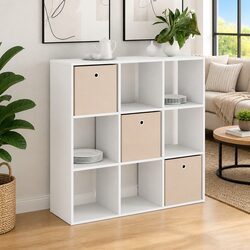 Engineered Wood Sideboard with Drawer White Finish