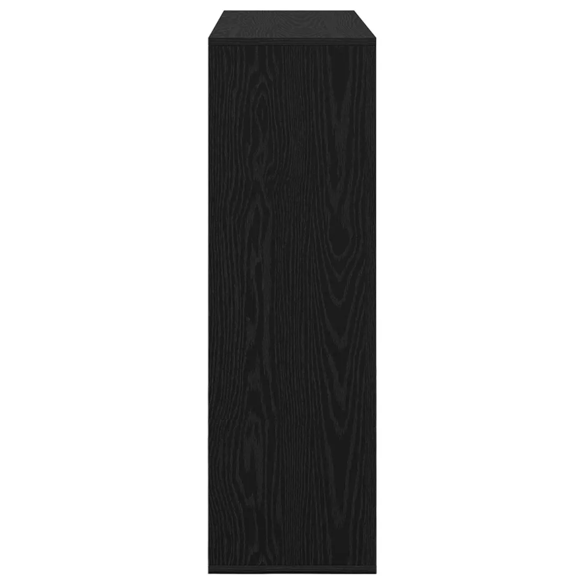 Sideboard Storage Cabinet Adjustable Shelf Black Oak 102 x 31 x 99.5 cm