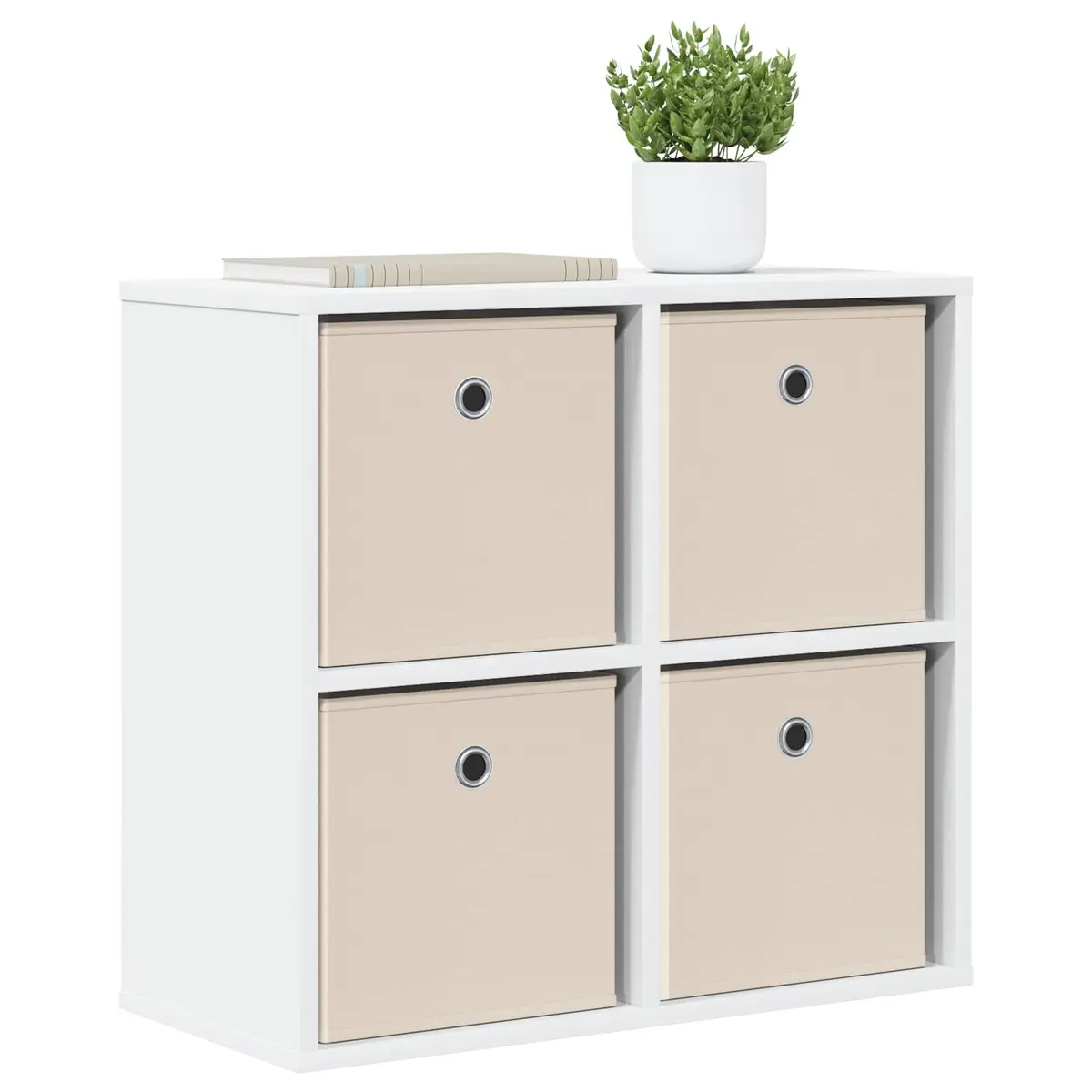 Sideboard with Drawer White Storage Cabinet Living Room Furniture Modern Design