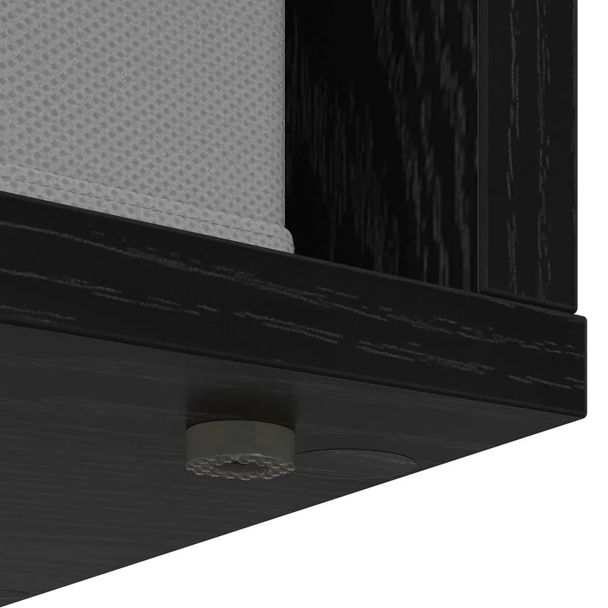 Sideboard Storage Cabinet Contemporary Black Oak 59.5x27x57cm