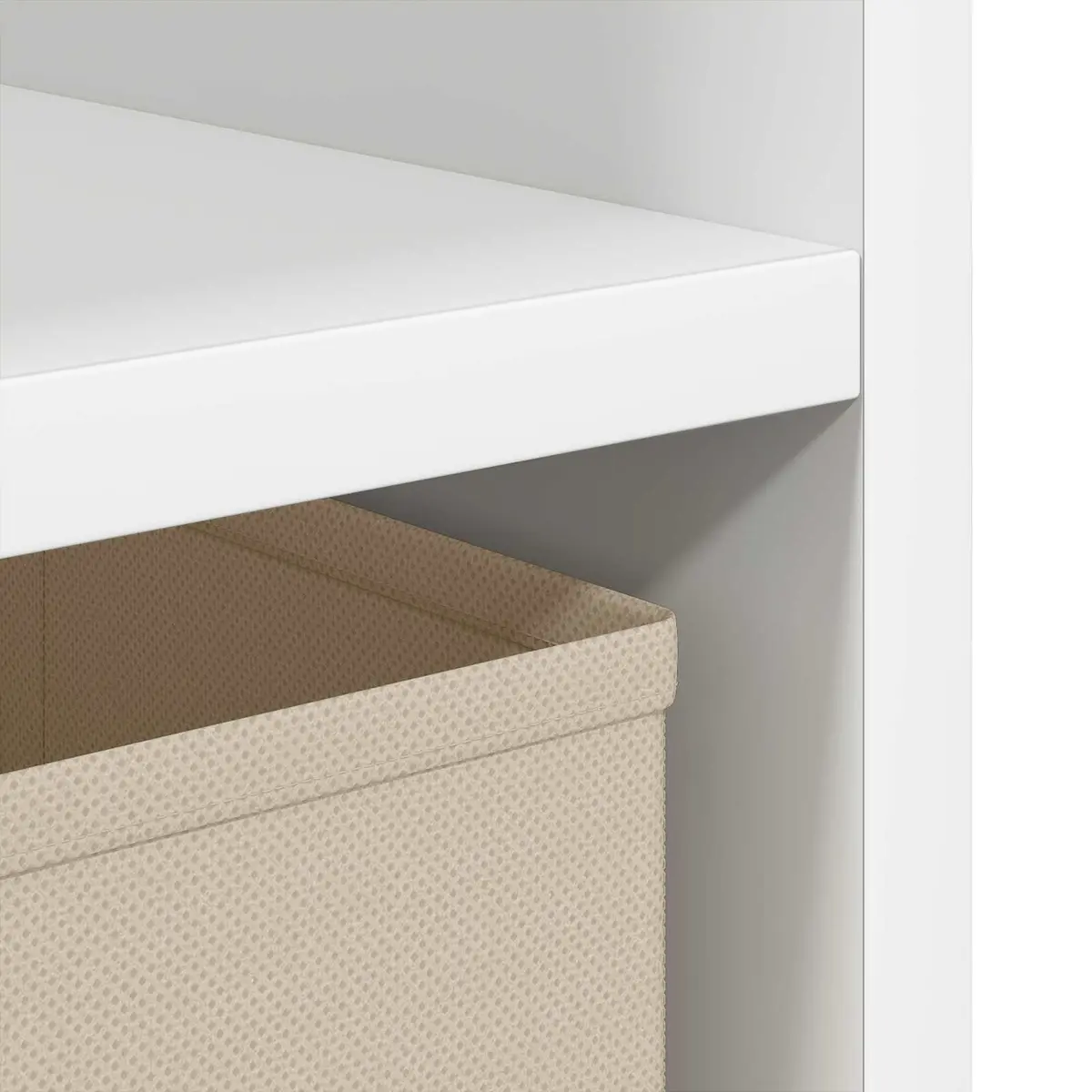 Bedside Table White 35 x 32 x 68 cm Engineered Wood Storage 2 pcs