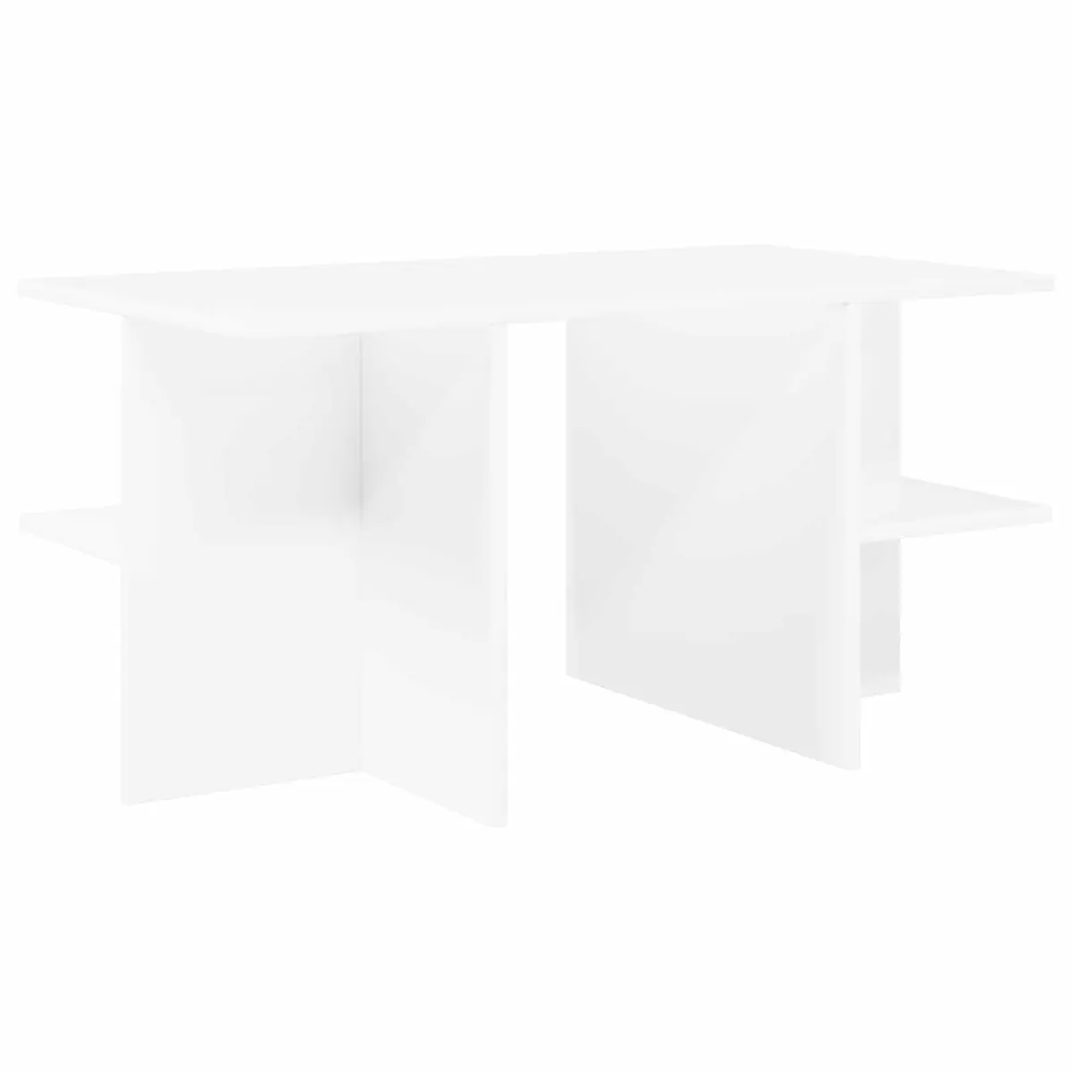 Coffee Table Modern Convenience 87cm White
