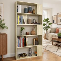 Functional Book Cabinet Room Divider with Storage