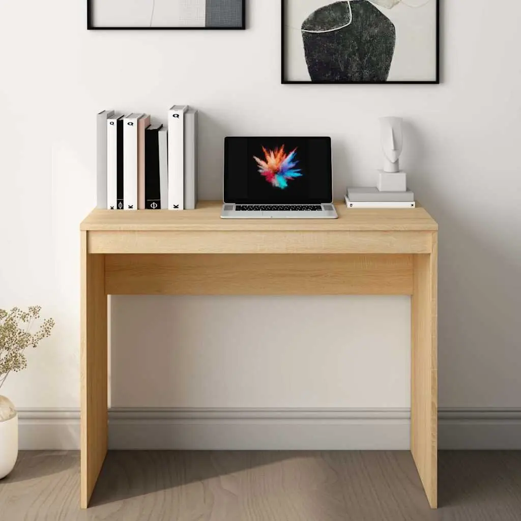 Desk Engineered Wood Compact 90x40x72 cm Brown