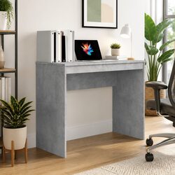 Engineered Wood Office Desk Grey 90x40x72 cm