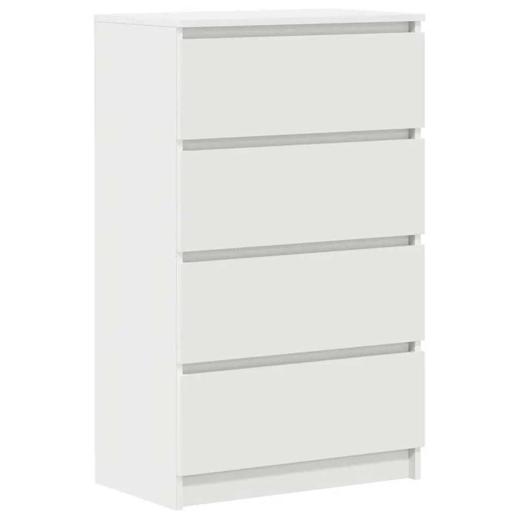 Sideboard Storage Cabinet Engineered Wood White 60 cm