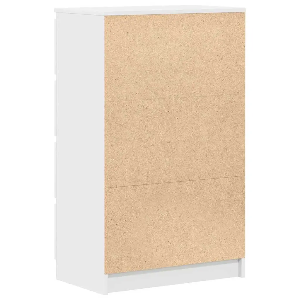 Sideboard Storage Cabinet Engineered Wood White 60 cm