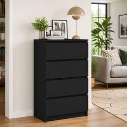 Black Sideboard Storage Cabinet with Practical Design